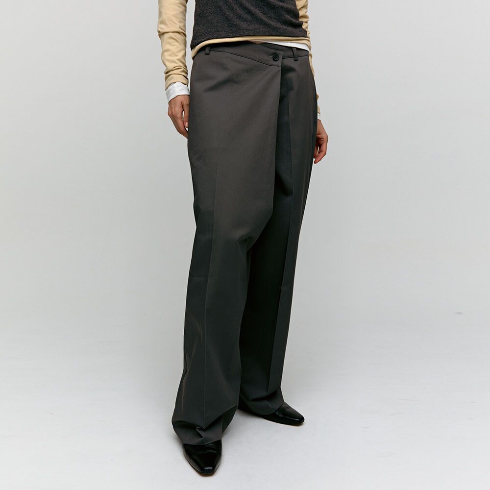 [REPOS] COTTON WRAP PANTS (GREY) 감도 깊은 취향 셀렉트샵 29CM