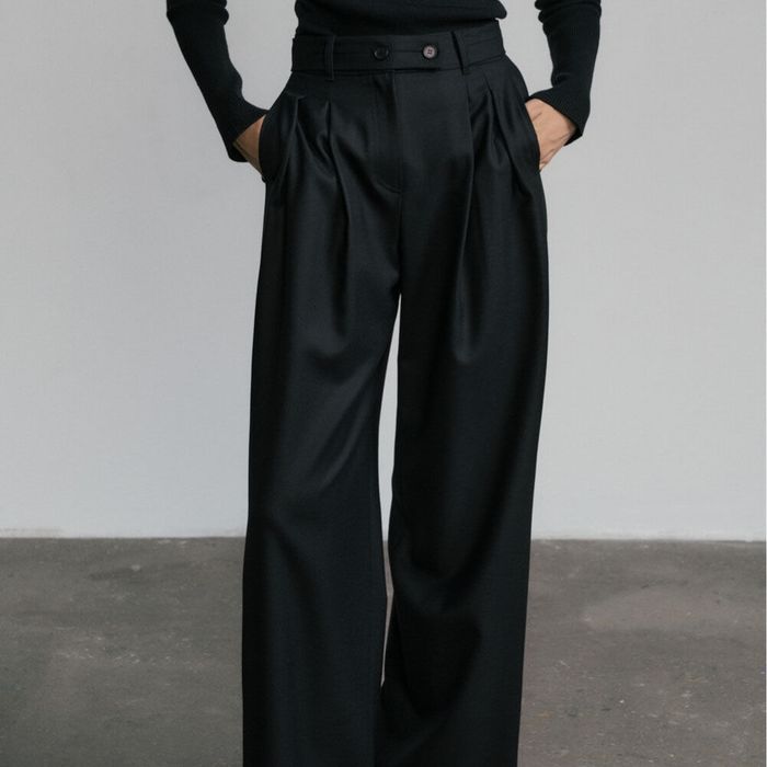 BELTED DOWN SLACKS BLACK 감도 깊은 취향 셀렉트샵 29CM