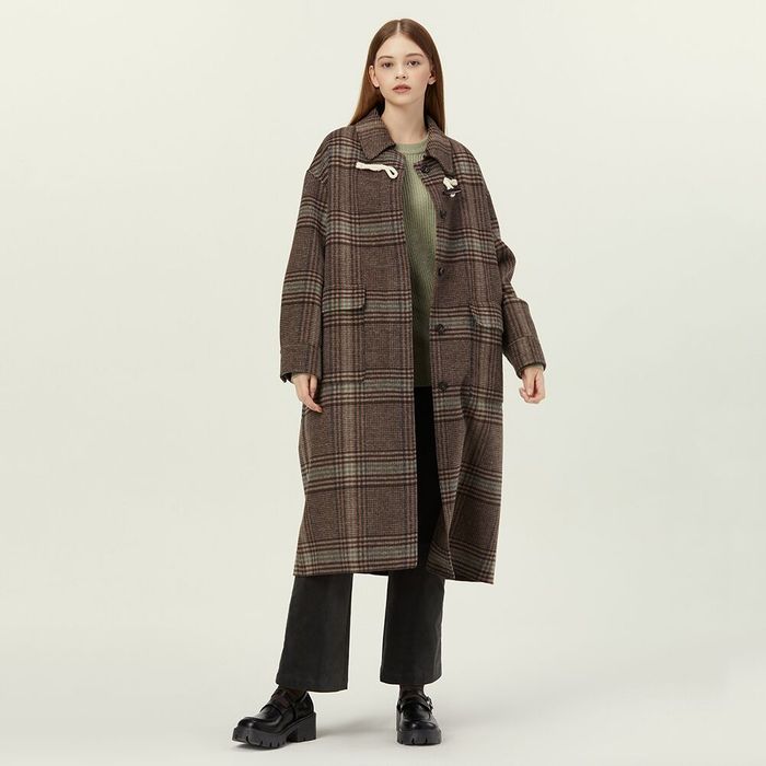 체크 핸드메이드 더플코트_V226MCT103W - 감도 깊은 취향 셀렉트샵 29CM