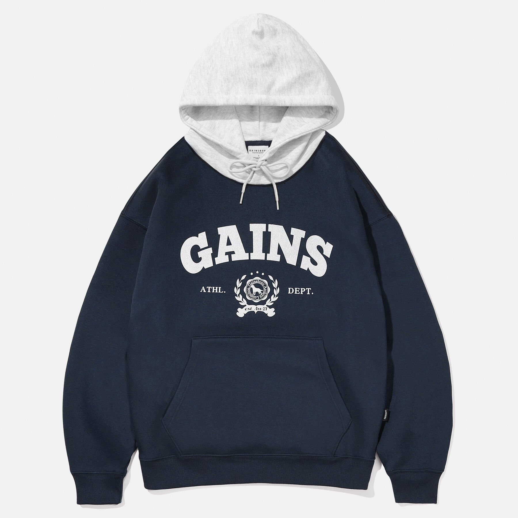 ★SAINTPAIN★SP Team League Hood★ MUSINSA | SAINTPAIN SP Team League Hood - Ash Melange
