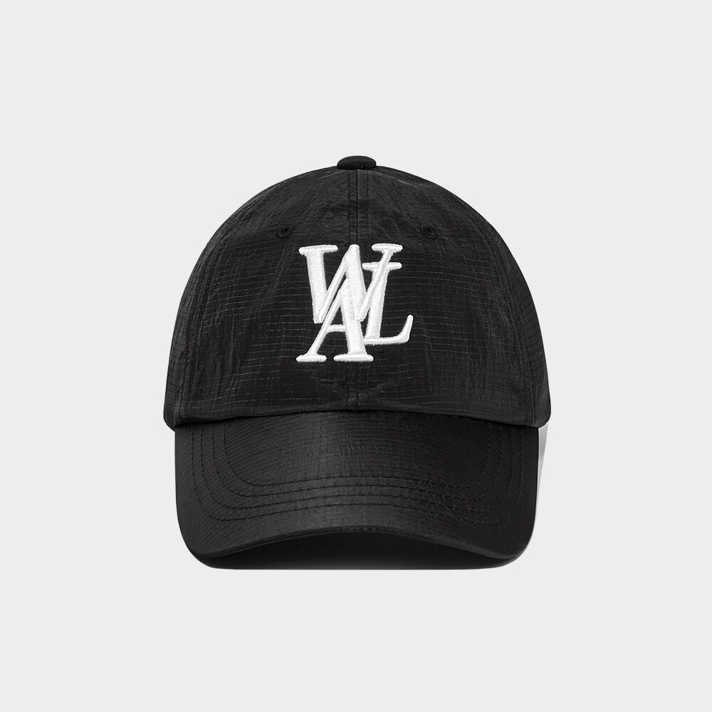 キャップ WOOALONG Signature Logo ball cap SMOKE GREY cap_logo_002sgy Signature Small Logo ball cap - SMOKE GREY - 우알롱(WOOALONG)