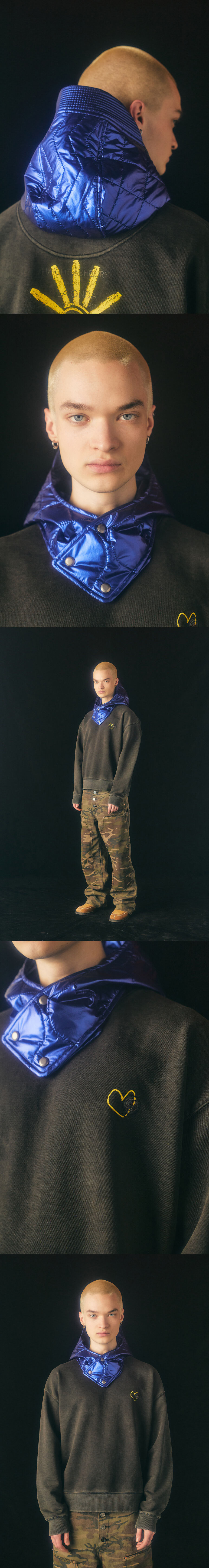 COWENS QUILTED BALACLAVA aaa317m(BLUE) 감도 깊은 취향 셀렉트샵 29CM