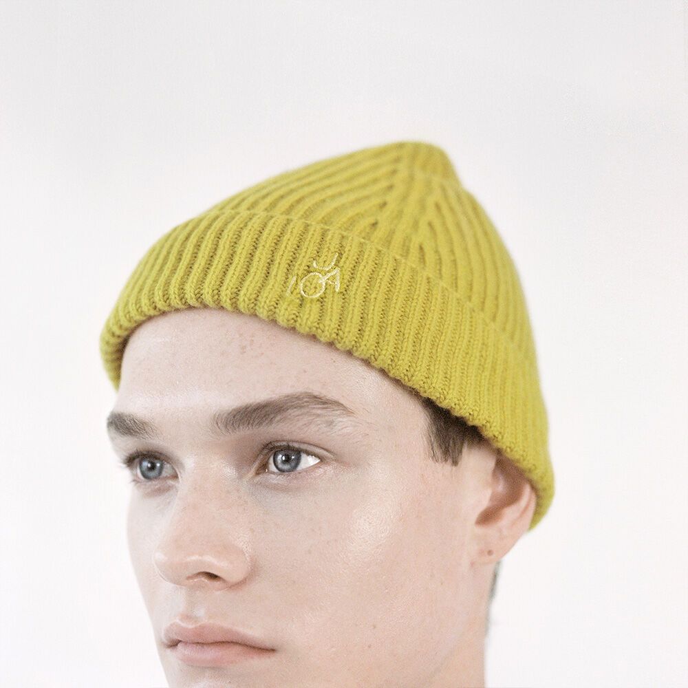 jandloo symbol beanie yellow 감도 깊은 취향 셀렉트샵 29CM