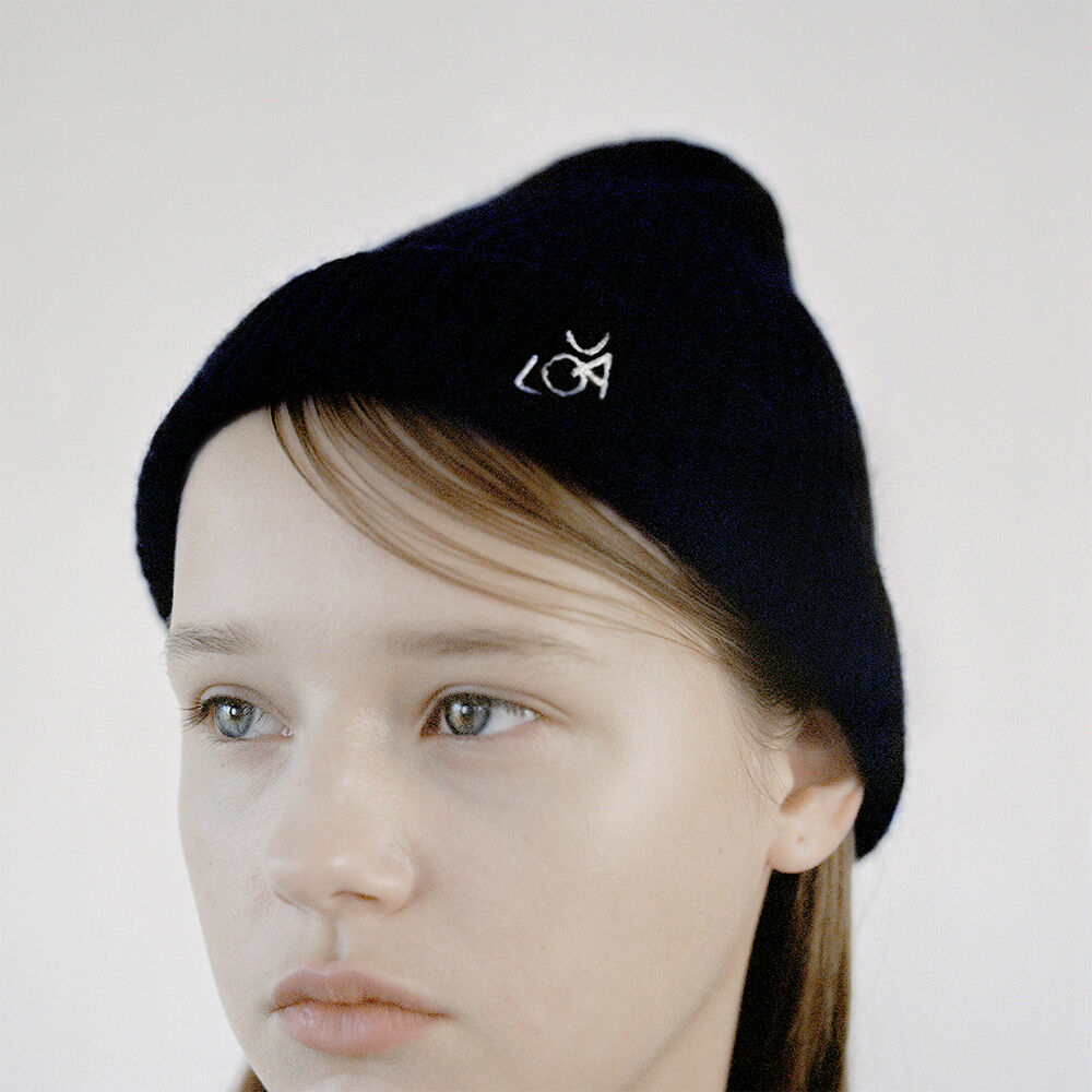 RR LOGO JACQUARD BEANIE (BLACK) - 감도 깊은 취향 셀렉트샵 29CM