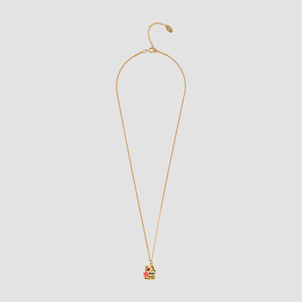 ●NONENON● MINI DOODLE NEC SILVER92518K GOLD PLATED 5002493 MINI DOODLE NEC SILVER925(18K GOLD PLATED) - 감도 깊은 취향