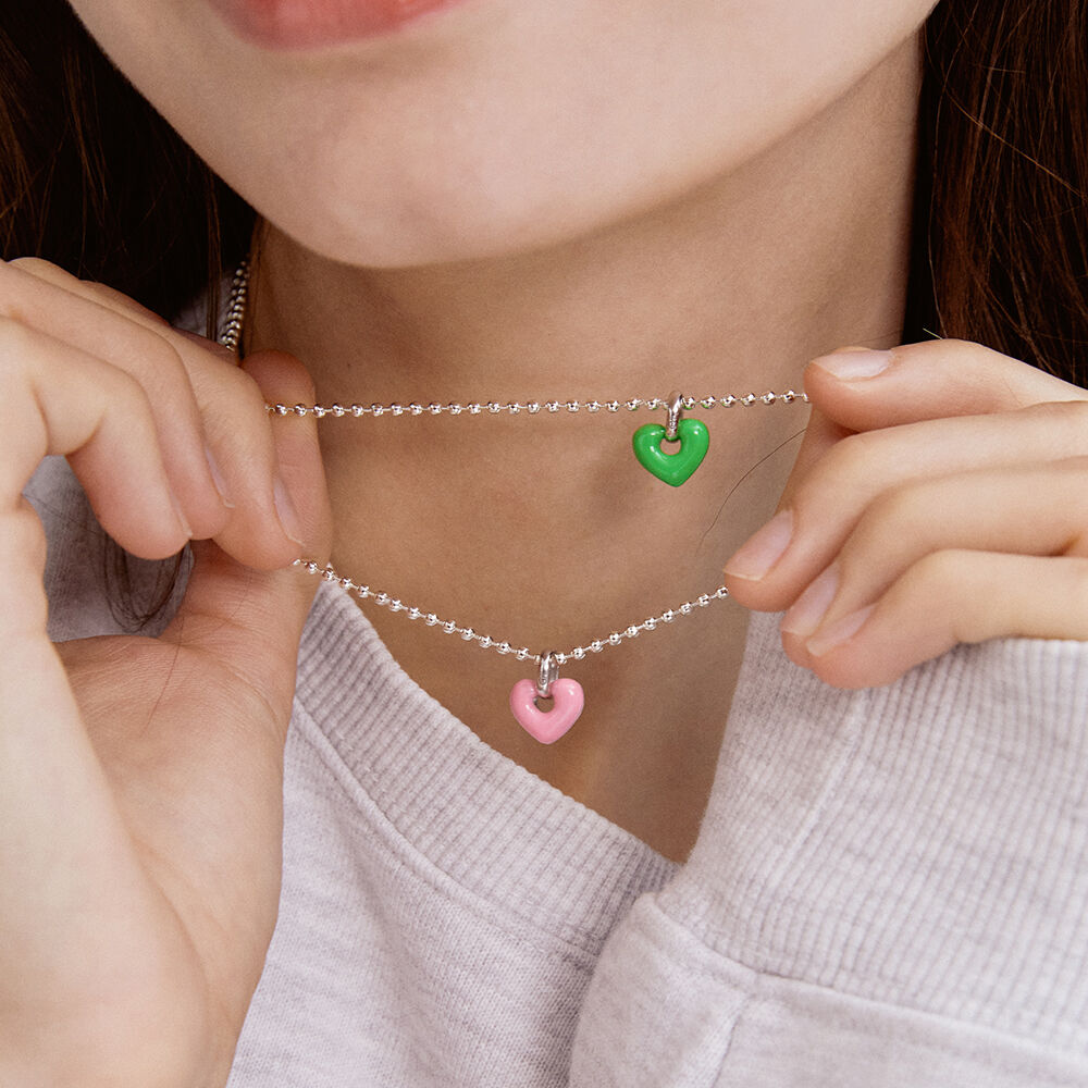 ◇TATIANA◇ Heart Doughnut Necklace NZ2025 타티아나 주얼리 - Heart Doughnut Necklace NZ2025