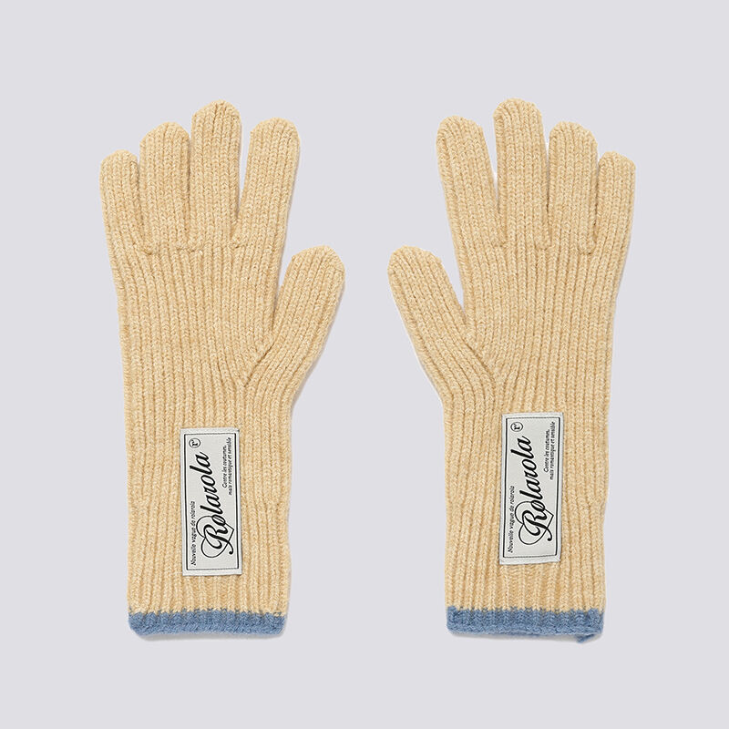 【OVERDUEFLAIR】soft cashmere gloves _cream butter SOFT CASHMERE GLOVES _CREAM BUTTER - 감도 깊은 취향 셀렉트샵