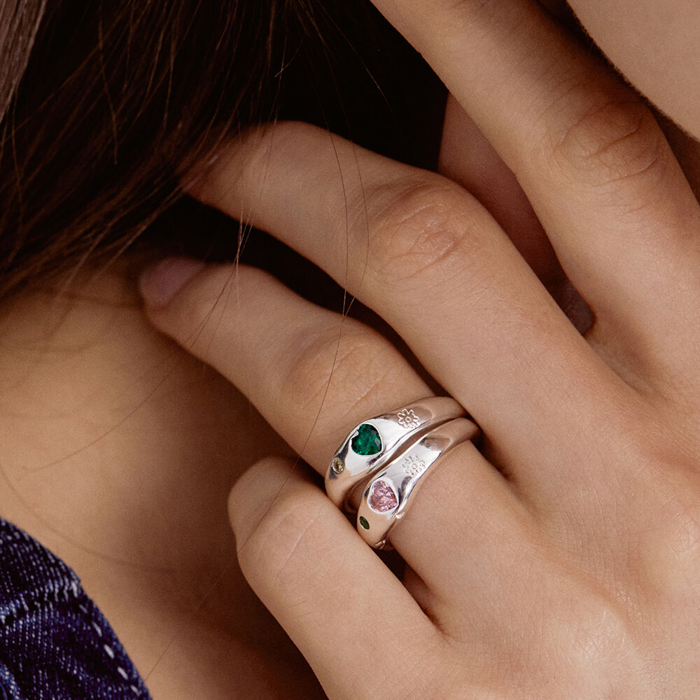 ★TATIANA★ SILVER925 Dot Cubic Ring CR1819 SILVER925) Dot Cubic Ring CR1819 - 감도 깊은 취향 셀렉트샵 29CM