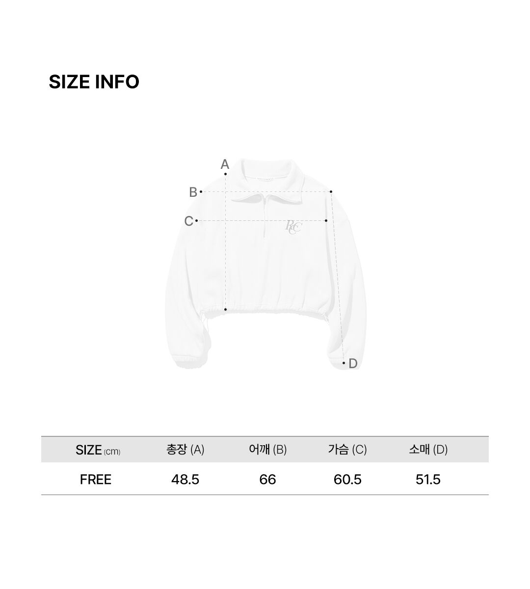 rocci rocci☆韓国☆日本未入荷☆RCC Half Zipup Sweatshirt 3色