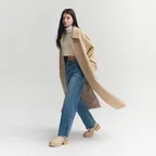 SINGLE BALMACAAN LONG COAT(BUTTER BEIGE)