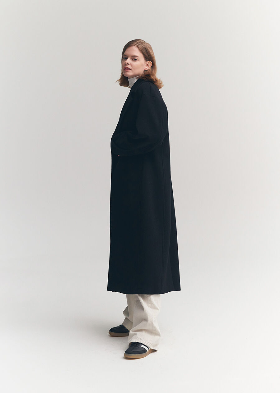 BOLD SLEEVE DART WOOL COAT(MOAT BLACK) 감도 깊은 취향 셀렉트샵 29CM