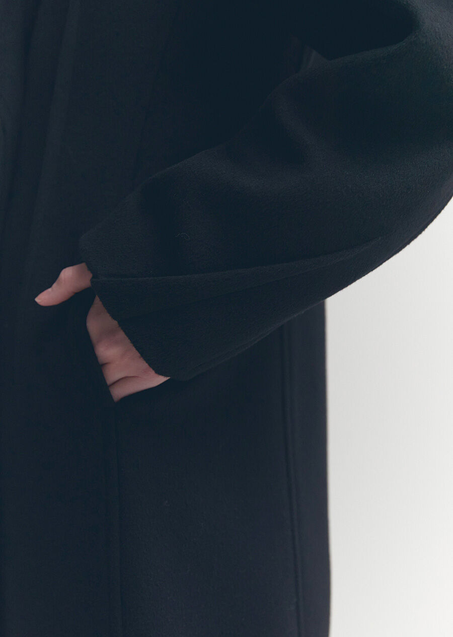 BOLD SLEEVE DART WOOL COAT(MOAT BLACK) 감도 깊은 취향 셀렉트샵 29CM