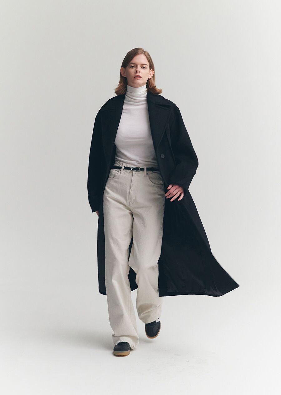 BOLD SLEEVE DART WOOL COAT(MOAT BLACK) 감도 깊은 취향 셀렉트샵 29CM