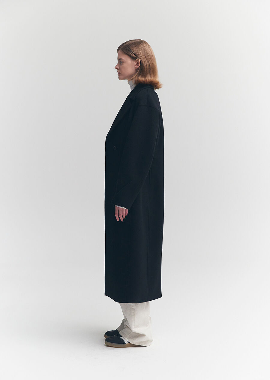 BOLD SLEEVE DART WOOL COAT(MOAT BLACK) 감도 깊은 취향 셀렉트샵 29CM