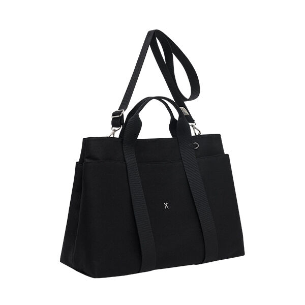 Stacey Daytrip Tote Canvas L Black - 감도 깊은 취향 셀렉트샵