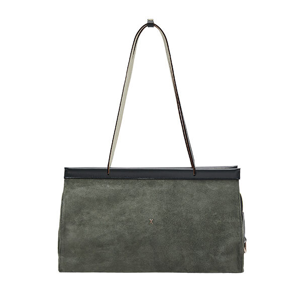 ★TOUT Y EST★ Diana Suede Shoulder Bag M Khaki 0JSN3SH40701 Diana Suede Shoulder Bag M Khaki - 감도 깊은 취향 셀렉트샵 29CM