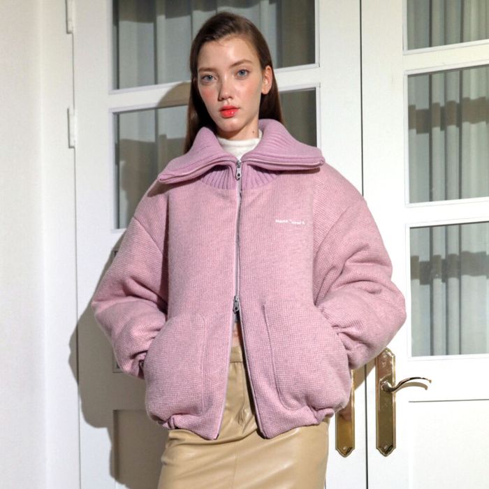 MOHAIR WOOL PUFFER JACKET (PINK MELANGE) 감도 깊은 취향 셀렉트샵 29CM