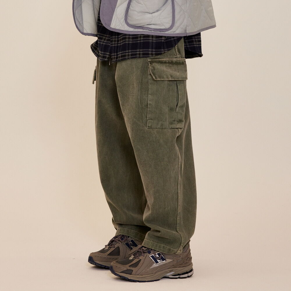 [partimento] VTG Washed Cargo Gaucho Pants *韓国ファッション PARTIMENTO