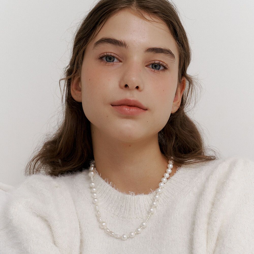harmony pearl necklace (Silver 925) - 감도 깊은 취향 셀렉트샵 29CM