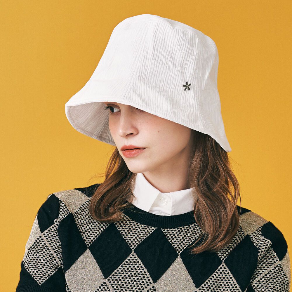 PLEATS WHITE BUCKET HAT 감도 깊은 취향 셀렉트샵 29CM