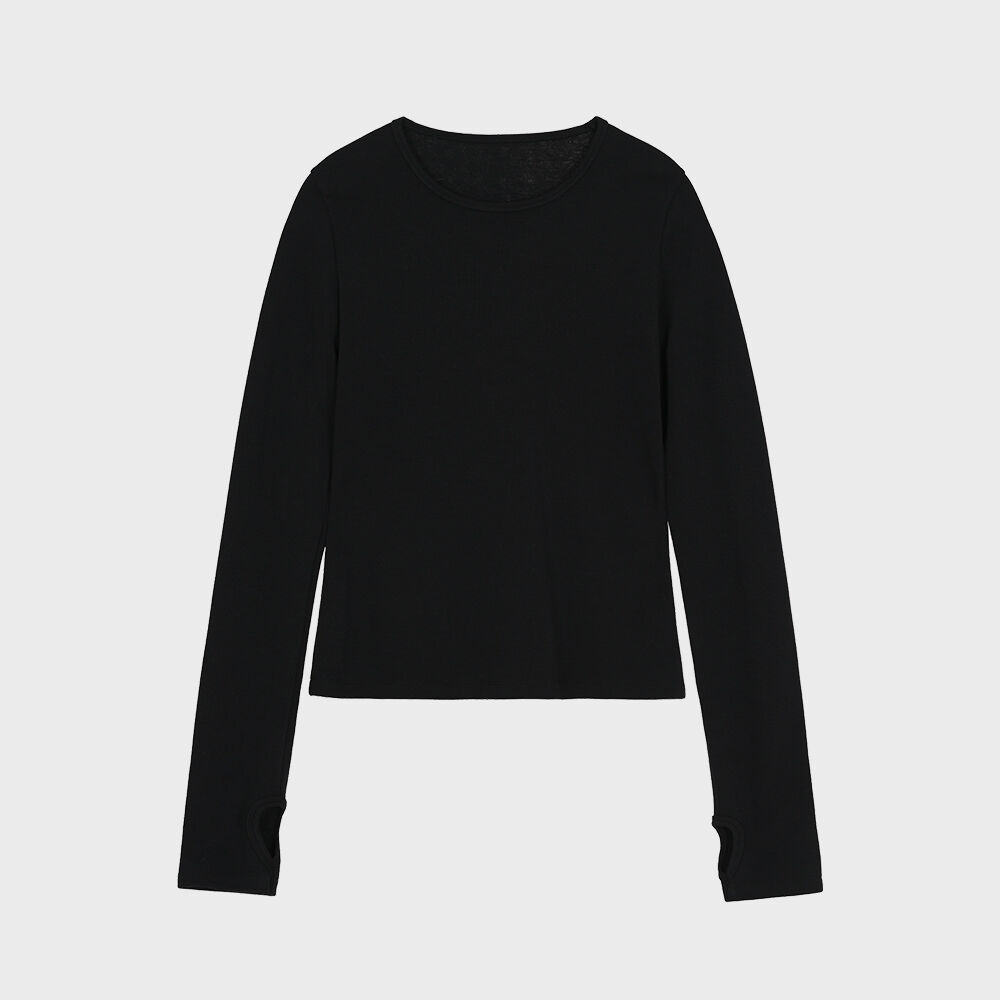 ★2023FW新作★glowny★G CLASSIC RIB SQUARE LONG SLEEVE G CLASSIC RIB SQUARE LONG SLEEVE (WHITE) - 감도 깊은 취향