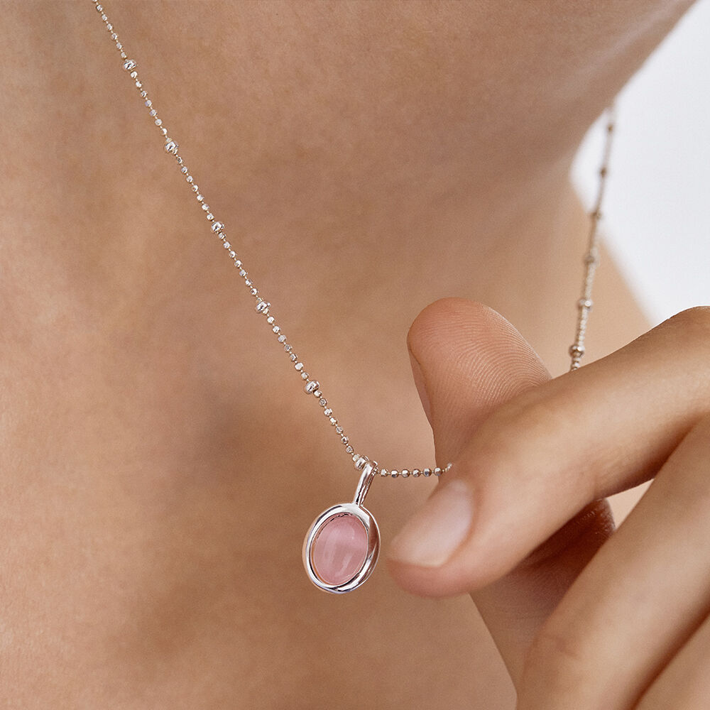 ●TATIANA● SILVER925 Colored Bean Gemstone Necklace NZ2028 Amazon.com: Beandzeo 925 Sterling Silver Necklace for Women
