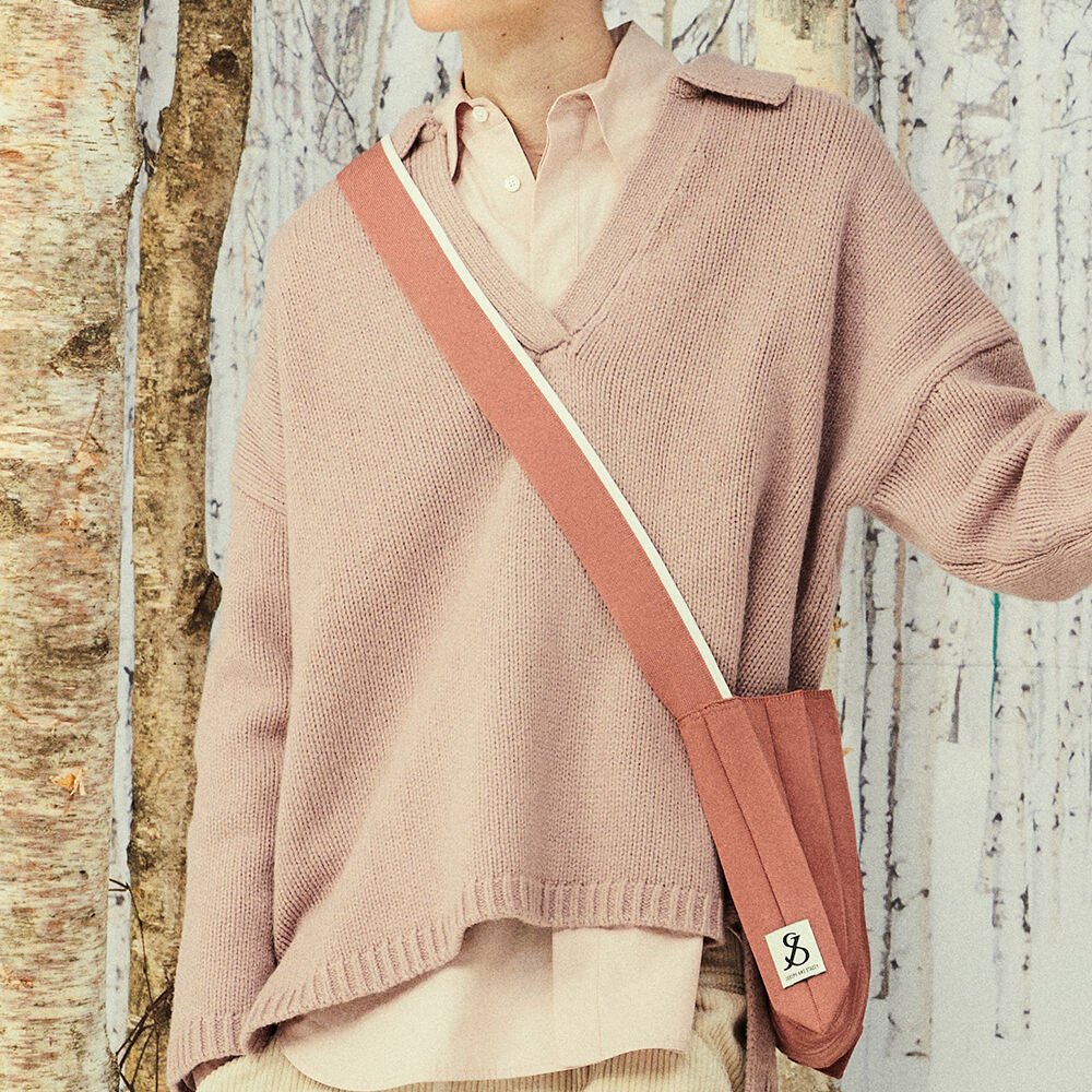 ★TOUT Y EST★ Lucky Pleats Knit Wing M Line All LPKWINGMLIN Lucky Pleats Knit Wing M Line Sunset Pink | JOSEPH AND STACEY