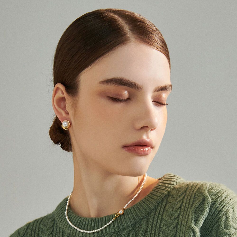 2Way Ball Earrings Gold 감도 깊은 취향 셀렉트샵 29CM