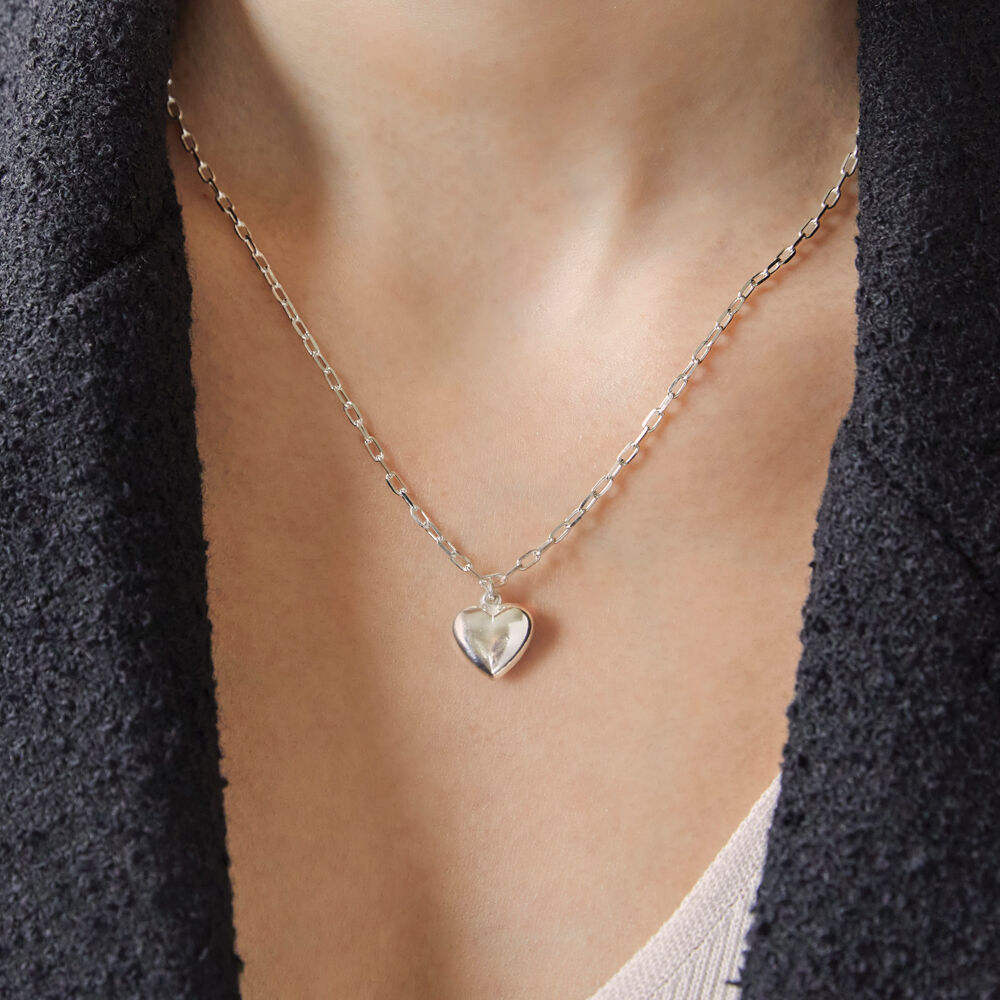 ★HAS★ Silver925 HW003 Mini heart necklace Silver925] HW003 Mini heart necklace - 감도 깊은 취향 셀렉트