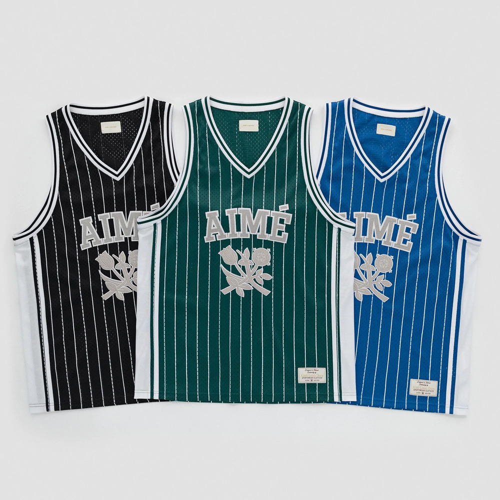 2022年5月新作下旬 AIME LEON DORE BASKETBALL JERSEY BLACK M