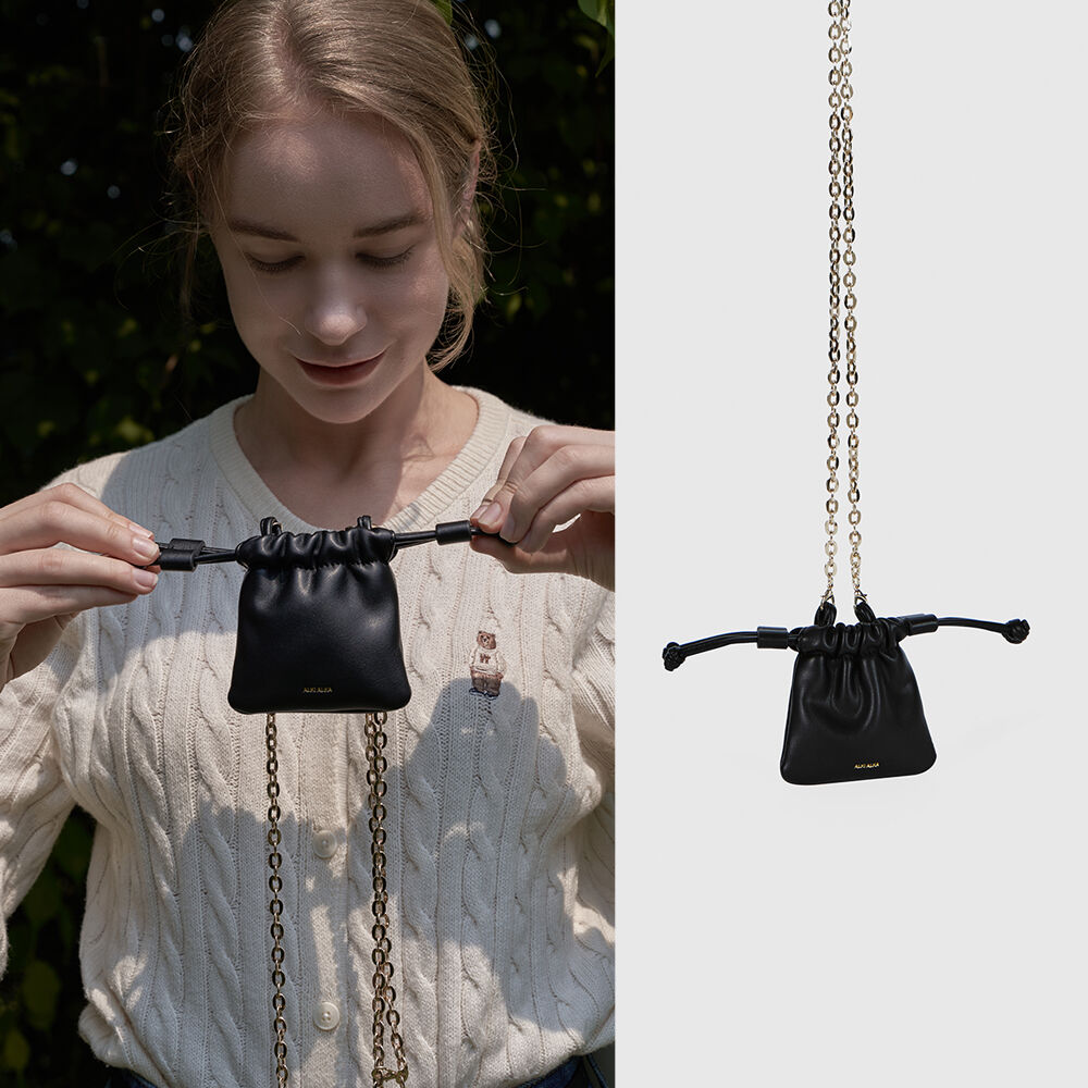 【FLOWOOM】Satin Rosette Scrunchie Bag★韓国商品 FLOWOOM】Satin Rosette Scrunchie Bag☆韓国商品 Satin Rosette