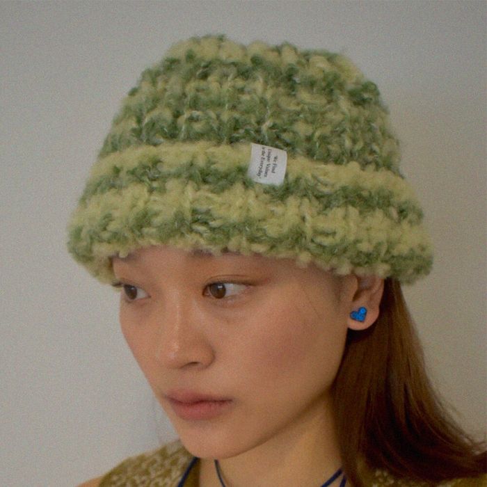 (8차,소량입고) HANDMADE LUV Wool Hat(GREEN TEA) 핸드메이드 울 비니 감도 깊은 취향 셀렉트샵 29CM