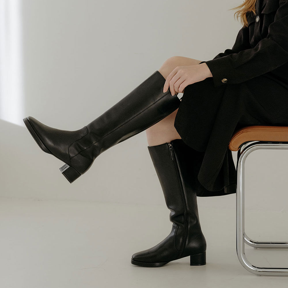 ブーツその他 TWVP FEI KNEEHIGH BOOTS FEI knee high boots 22F03BK FEI KNEE-HIGH BOOTS 22F03BK 페이 니하이 부츠 - 감도 깊은