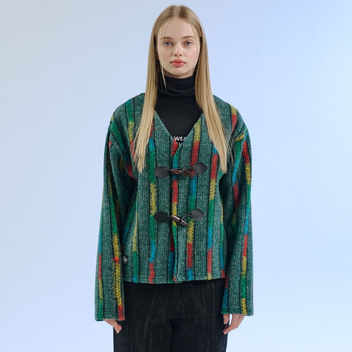 TOGGLE BUTTON CARDIGAN (GREEN) 감도 깊은 취향 셀렉트샵 29CM