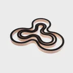 [MAJAMOO] Pot Stand Black 4type 냄비받침
