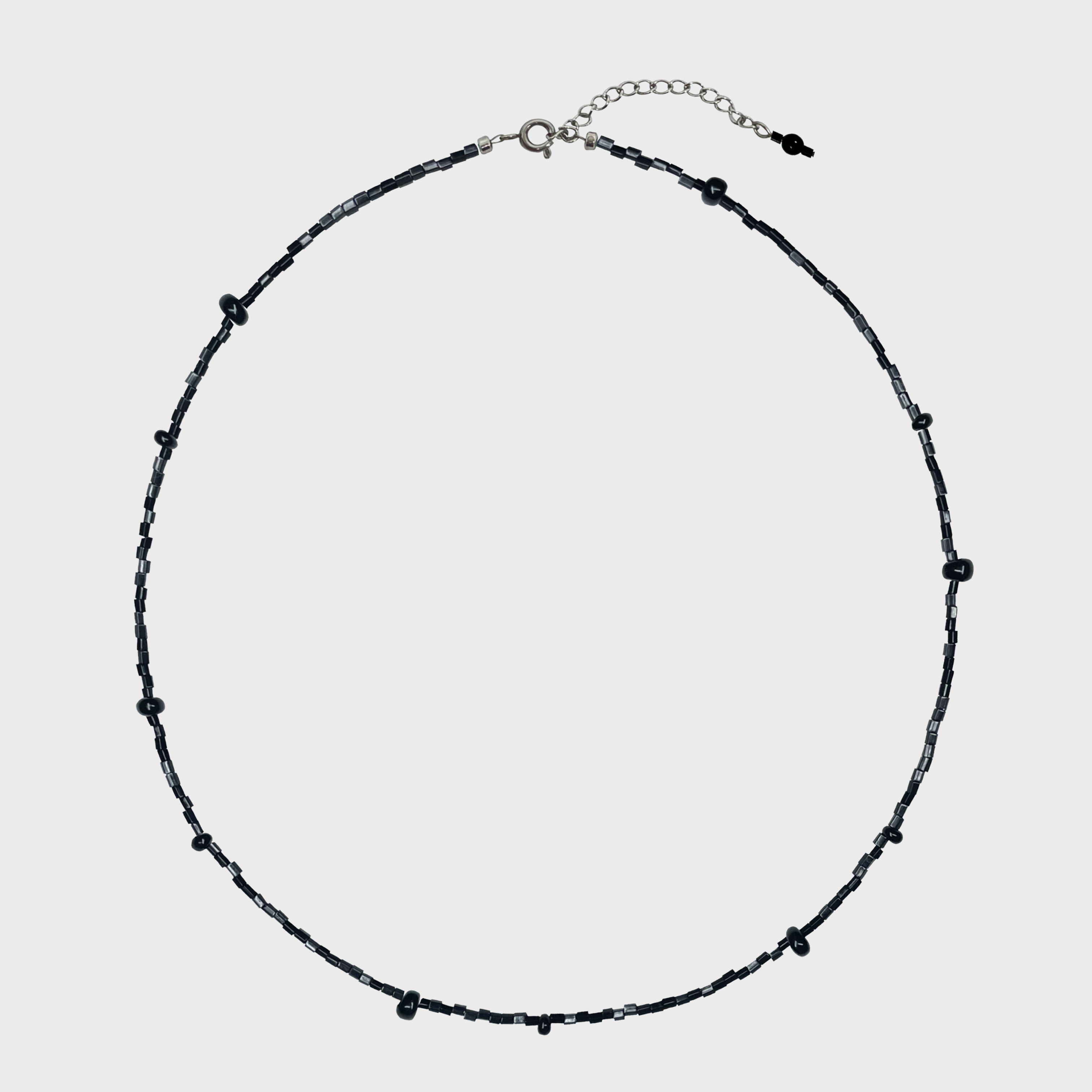 [韓国人気ジュエリー] [silver925] luna pearl necklace-blue 925 Sterling Silver Mother of Pearl and Blue Topaz Pendant