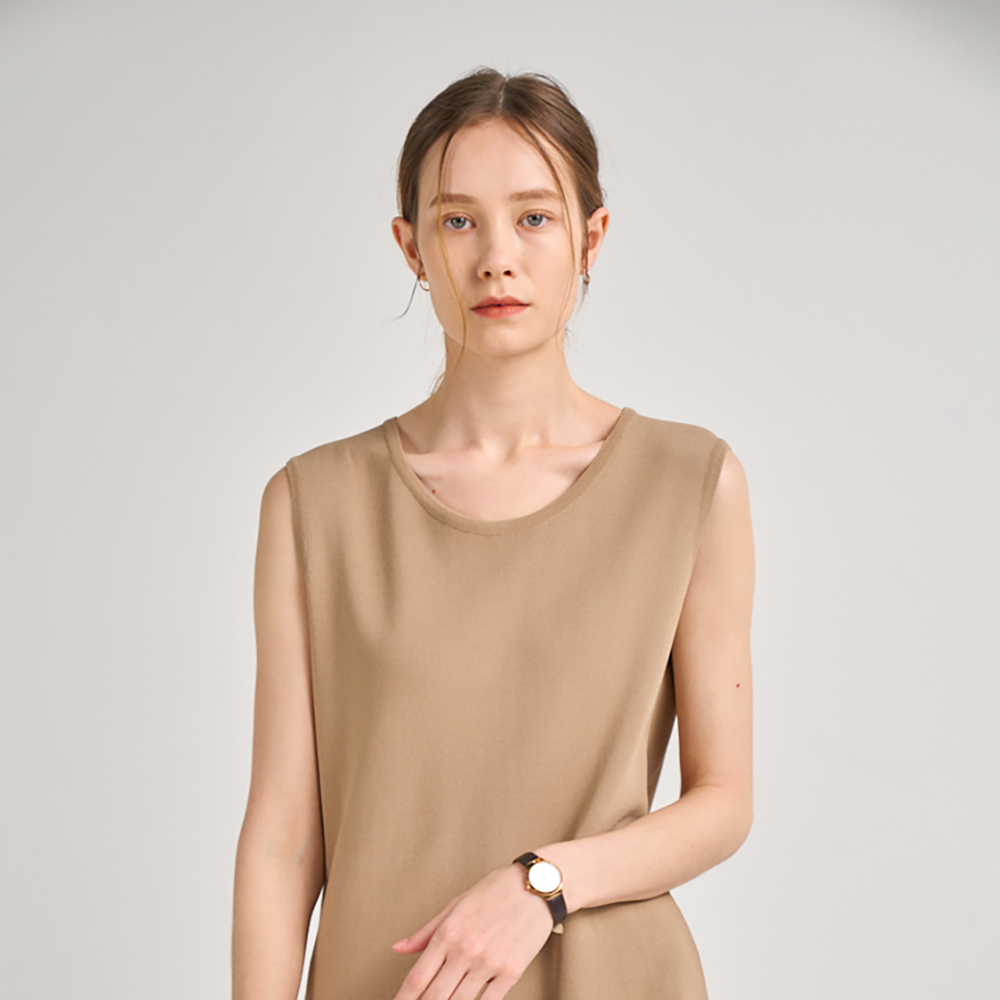EMMA KNITTED SLEEVELESS TOP_NOCCIOLA 감도 깊은 취향 셀렉트샵 29CM