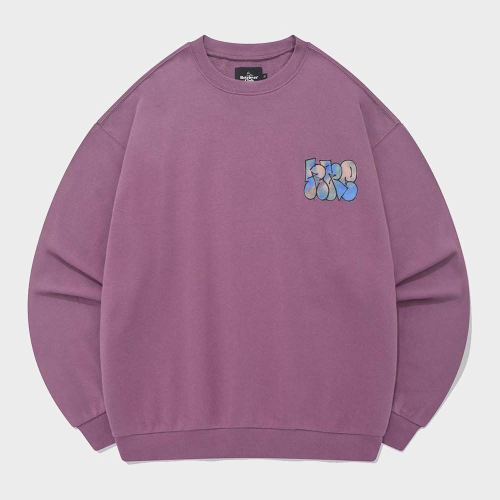 ★YESEYESEE★ YES Steel Logo Sweatshirt Lavender YS243TSWCW0 Y.E.S Steel Logo Sweatshirt Lavender - 감도 깊은 취향 셀렉트