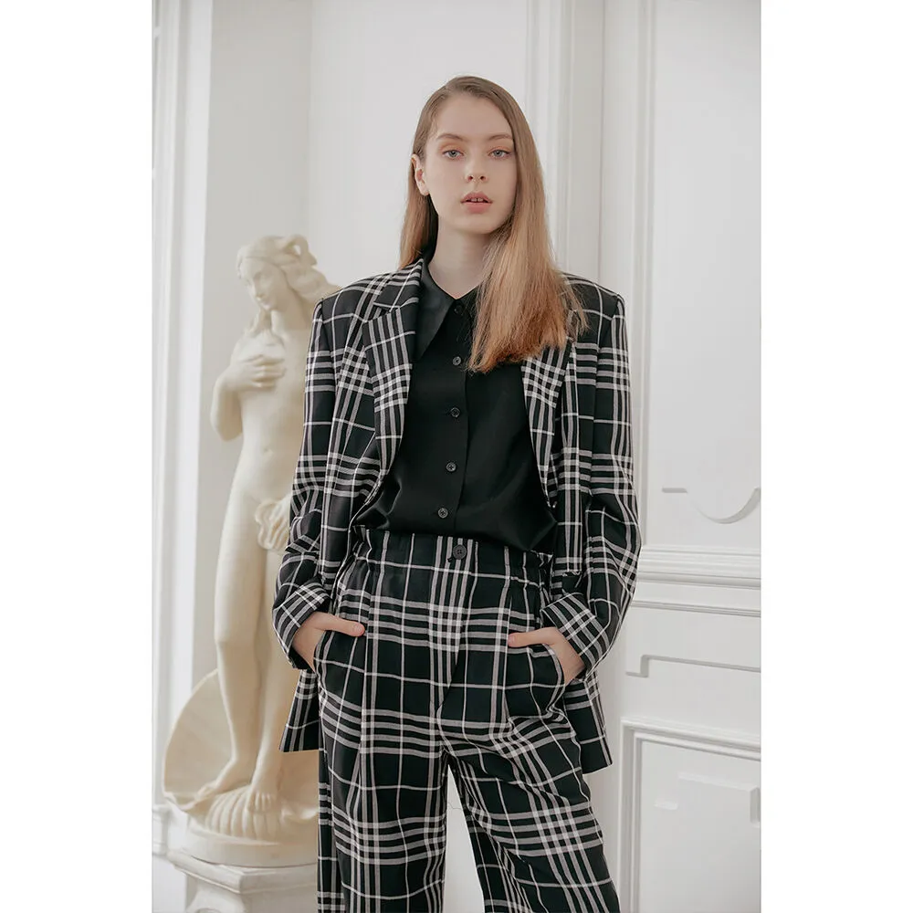 Royal Plaid Siut Jacket