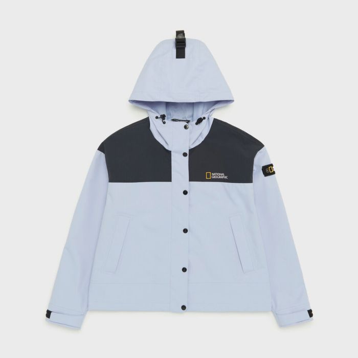 내셔널지오그래픽 N231WJP960 여성 오거스틴 배색 숏기장 후드 바람막이 점퍼 STORM BLUE - 감도 깊은 취향 셀렉트샵 29CM 내셔널지오그래픽 N231Wjp960 여성 오거스틴 배색 숏기장 후드 바람막이 점퍼 Storm Blue - 감도 깊은 취향 셀렉트샵 29Cm