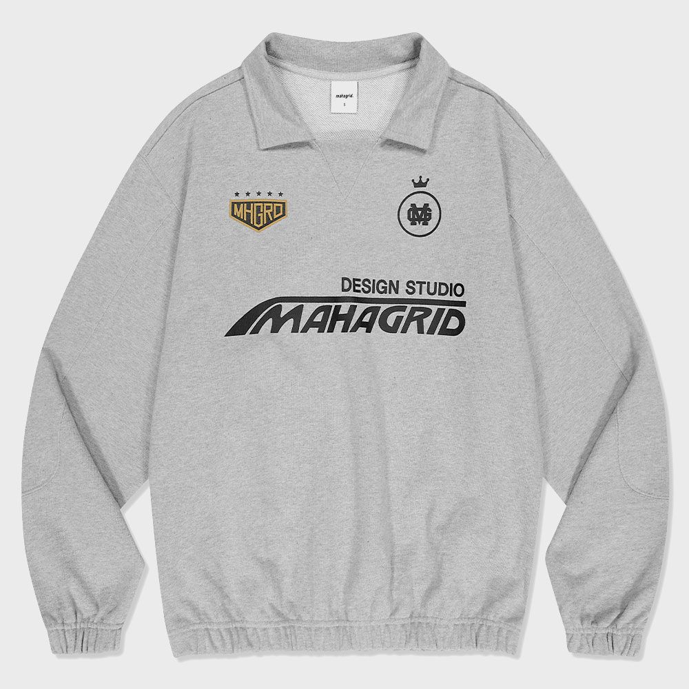 RALLY COLLARED SWEATSHIRT GREY(MG2DSMM446A) 감도 깊은 취향 셀렉트샵 29CM