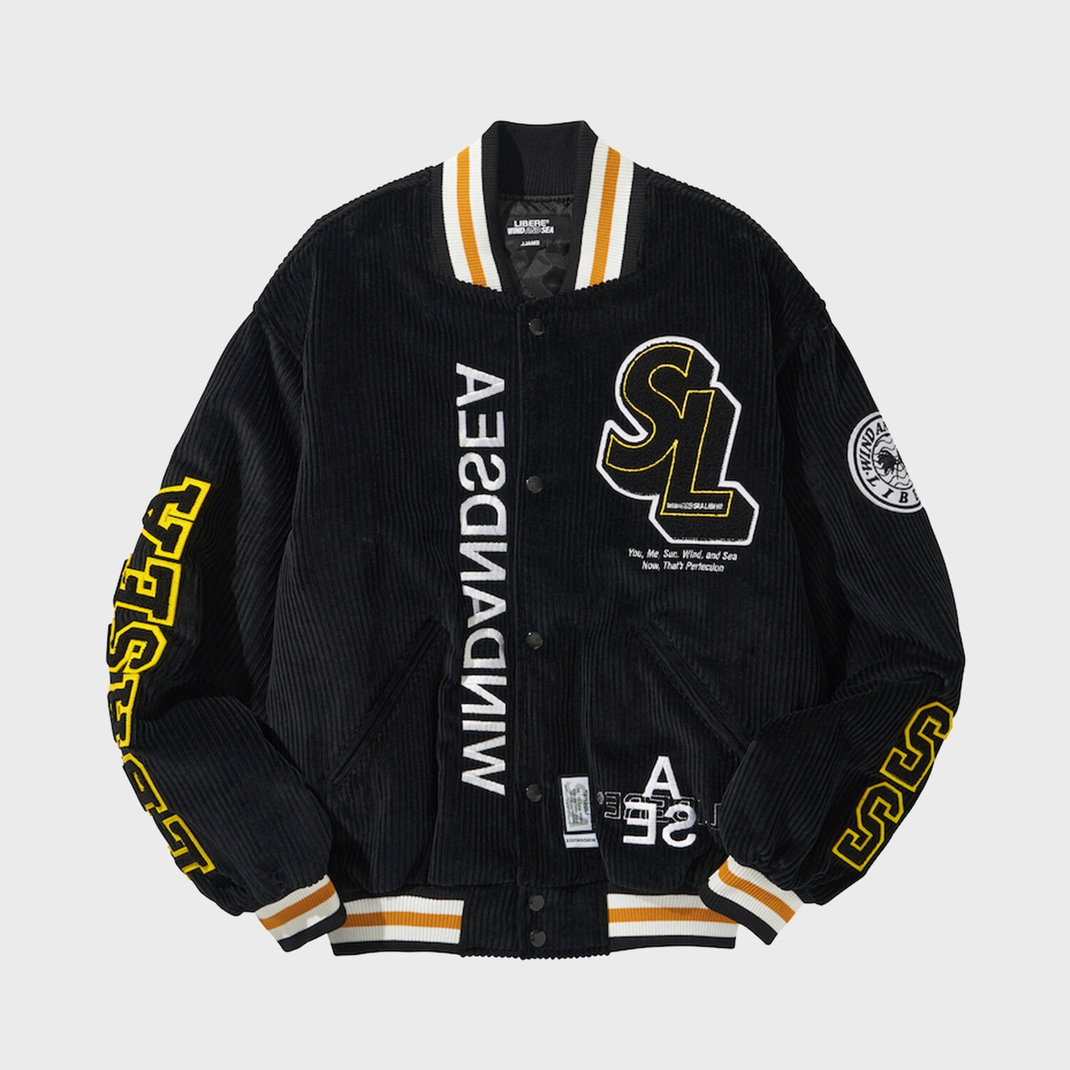 WDS X LIBERE VARSITY JACKET / BLACK - 감도 깊은 취향 셀렉트샵 29CM