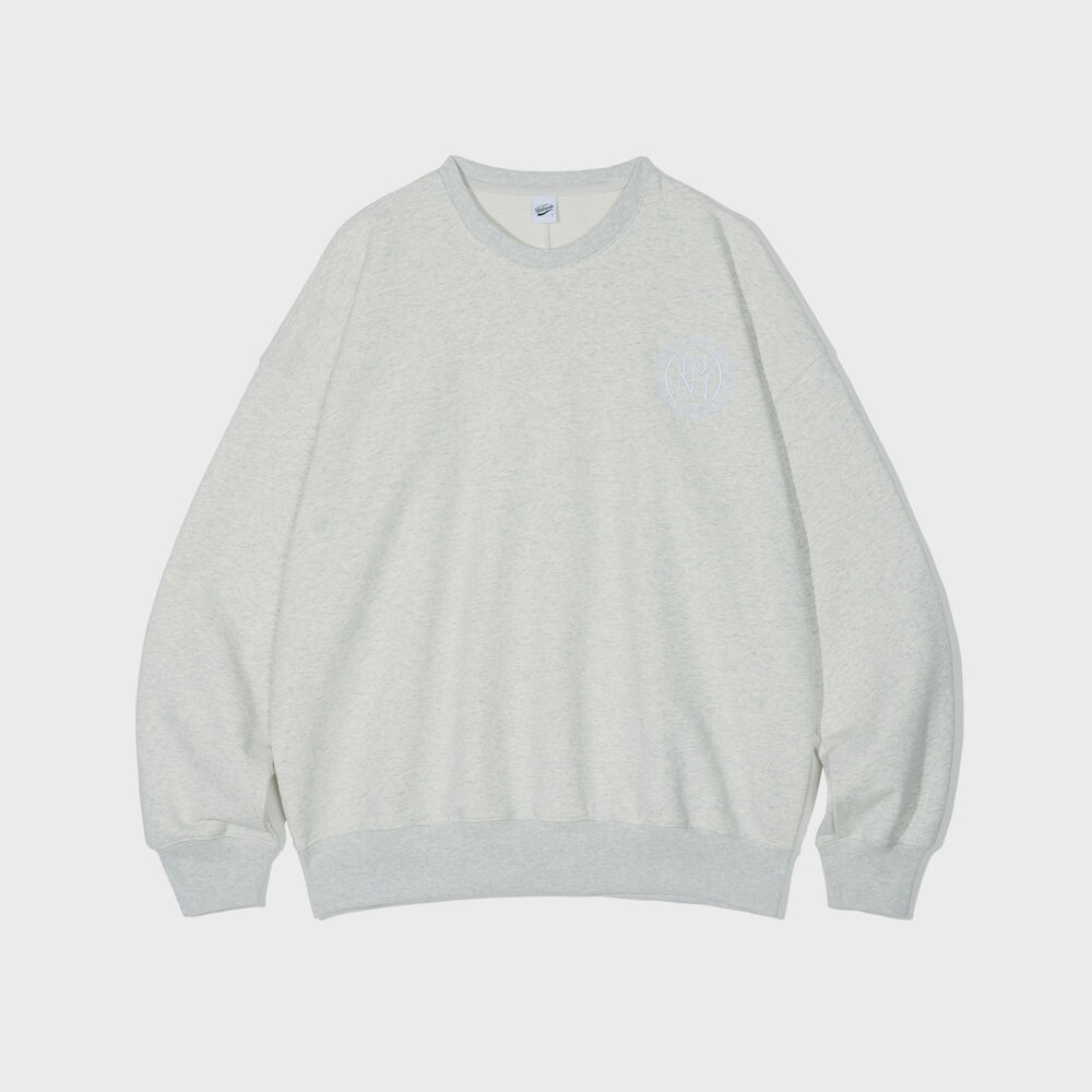 ★人気★【WOOALONG】★Signature balloon over sweatshir.t★ WOOALONG]Signature balloon over スウェットシャツ☆23AW