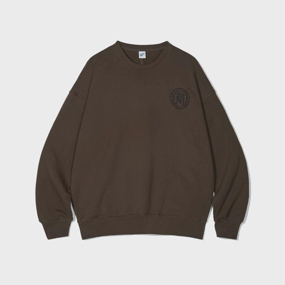 [YESEYESEE]★Y.E.S Pigment Embroidery Sweatshirt yeseyesee-eye-knit-pullover-