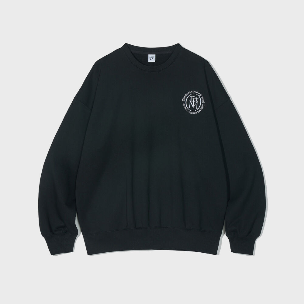 OVERLAY LOGO EMBOSS STITCH MTM-BLACK - 감도 깊은 취향 셀렉트