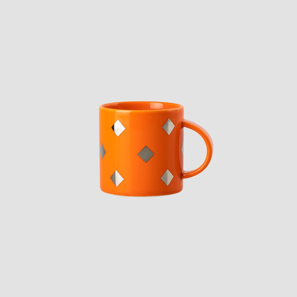 PATTERN MUG Short Orange, White Gold Diamond - 감도 깊은 취향 셀렉트샵 29CM