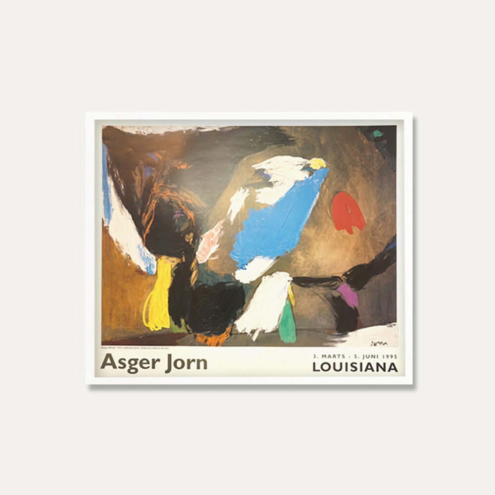 [아스거 욘] ASGER JORN — Louisiana 1995 (액자포함) 75 x 76 cm