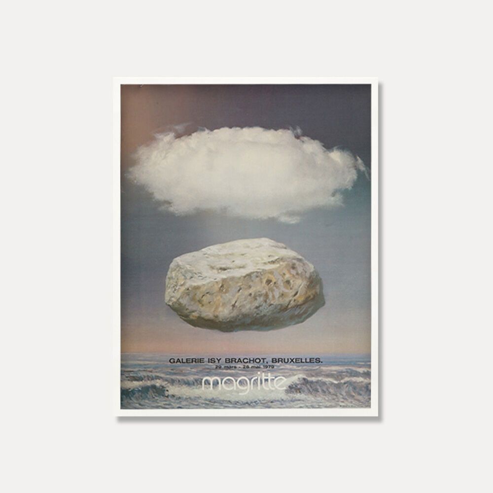 [르네 마그리트] RENE MAGRITTE — Clear ideas 1958 (액자포함)59 x 79.5 cm