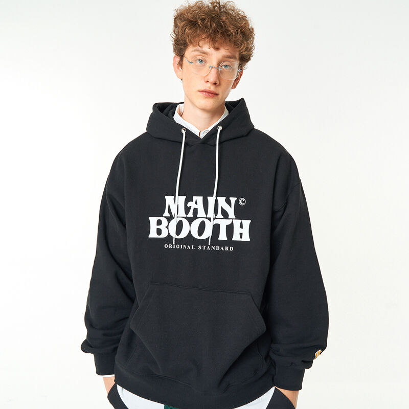 Hooded t shirt black clearance