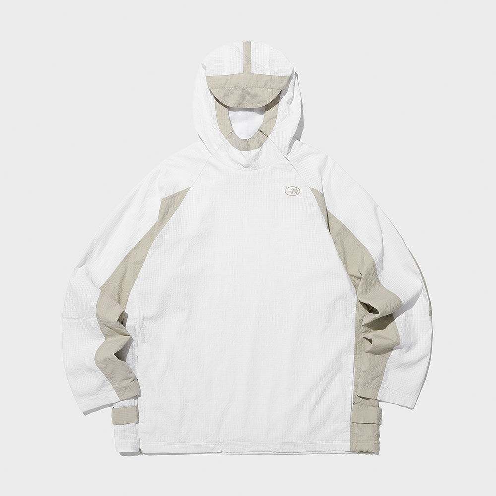 フリースジャケット [NICEGHOSTCLUB]SIDE ZIP PULLOVER JACKET_WHITE(NG2DSUB960A) SIDE ZIP PULLOVER JACKET_WHITE(NG2DSUB960A) - 감도 깊은 취향